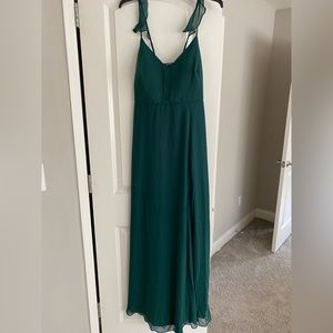 NOW DISCONTINUED Birdy Grey Emerald Green Adelle Bridesmaid Dress